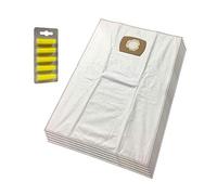 MohMus Set 5 Ambientadores + 5 Microfibra Bolsas de aspiradora para KÄRCHER 6.904-263, WD 4000 bis 4999, NT 27/1..., K 2801 Plus