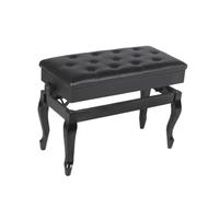 MOHUIED Banco de Piano con estantería Doble Madera Maciza Engrosada, Banco electrónico, Guitarra Guzheng, elevación Simple Universal para intérpretes(Color 17)