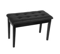 MOHUIED Banco de Piano con estantería Doble Madera Maciza Engrosada, Banco electrónico, Guitarra Guzheng, elevación Simple Universal para intérpretes(Color 1)