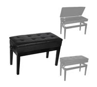 MOHUIED Banco de Piano con estantería Doble Madera Maciza Engrosada, Banco electrónico, Guitarra Guzheng, elevación Simple Universal para intérpretes(Color 16)