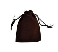 MOHUIED Bolsa de terciopelo para joyas 100 unids/lote 5x7cm 7x9cm 9x12cm bolsas de terciopelo con cordones embalaje joyería boda(Brown,7x9cm)