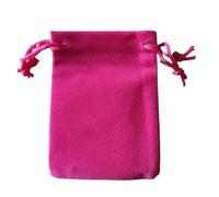 MOHUIED Bolsa de terciopelo para joyas 100 unids/lote 5x7cm 7x9cm 9x12cm bolsas de terciopelo con cordones embalaje joyería boda(Rose Red,10x16cm)