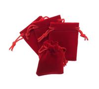 MOHUIED Bolsa de terciopelo para joyas 100 unids/lote bolsas de terciopelo con cordón joyería 5x7 7x9 8x10 10x12cm bolsa embalaje for fiesta boda(Color 4,7x9cm (2.8x3.5in))