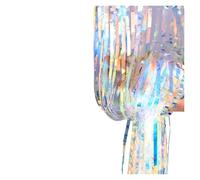 MOHUIED Fondo de Pantalla con borlas 1-3,0 M Cortina for Fiesta de Boda Borla Papel Aluminio Flecos Decoraciones Fondo for(Color 1,2M(Drop) x 1M(Width))