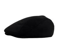 MOHUIED Gorra Plana Hombre Gamuza Otoño Invierno Boina Moda Vintage Hombres Mujeres Newsboy Sombrero Casual Visera Plana Gorra Boinas(Black)