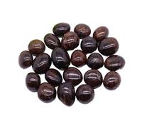 MOHUIED Grava para Acuario Ágata roja y Negra cornalina, espécimen de Grava, Piedra Cuadrada Pulida, Reiki for Acuario, pecera, decoración del hogar(Color 13,1PC)