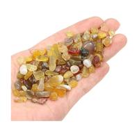 MOHUIED Grava para Acuario Chips de Cristal Cuarzo Mixto, Piedra, Roca, Grava, espécimen, pecera, decoración Acuario, Piedras pulidas y minerales(Color 19,20g)