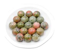 MOHUIED Grava para Acuario Esfera Pulida de ágata 16 mm, Piedra Preciosa, Cristal curativo Reiki, colección minerales, decoración(Color 8,1pc)