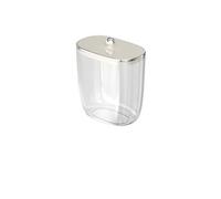 MOHUIED Tarro de Almacenamiento plástico Transparente con Tapa for Figuras, contenedores Alimentos, arroz, Avena, Granos, Galletas, café para Alimentos, Pasta, Cereales, Legumbres(1.5L)