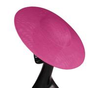MOHUIED Tocado Redondo de 40 cm con Base de imitación de Sinamay, Accesorio for el Cabello for Novia, Boda, Tocado de Fiesta DIY Sombreros De Fiesta Boda(Color4)