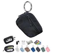 MOHXFE The Iris Wallet,Women's Waterproof Nylon Keychain Wallet,Iris Wallets for Women,The Iris Pouch Wristlet,Multifunctional Fashion Wristlet Bag Zip Card Case,Large Capacity (1PC-A)
