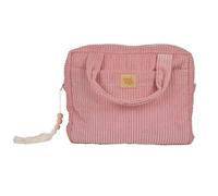 Moi Mili Bolso de pana para mujer con cremallera, rosa claro, 26 x 20 x 7 cm