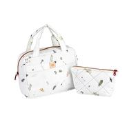 Moi Mili Juego de bolsas de maquillaje para mujer, bolsas de maquillaje para viajes, Amigos del bosque, Neceser de cosméticos