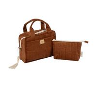 Moi Mili Juego de bolsas de maquillaje para mujer, bolsas de maquillaje para viajes, caramelo, Neceser de cosméticos