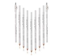 Moi Profesional Pack 12 Lapicero Blanco Uso Perfilador de Ojos O para Marcaje Piel Esp. Láser 00·White Pure - Largo con Sacapuntas M·O·I Professional 800 g