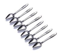 MOIDHSAG 8 cucharas de acero inoxidable para loro para evitar la asfixia para todos los bebés y pájaros