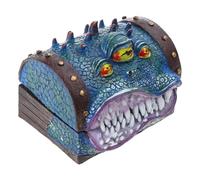 MOIDHSAG Caja de dados de terror para almacenamiento, caja de dragón, juego de rol, mazmorra, regalo, escritorio, etc