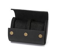 MOIDHSAG Carretes de reloj estuches de viaje terciopelo lujoso interior multifuncional 3 cuadrículas caja