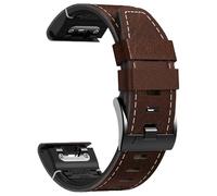 MOIDHSAG Correa de reloj de cuero suave de 26 mm, accesorio de intercambio rápido, elegante reloj de cuero cómodo para relojes inteligentes