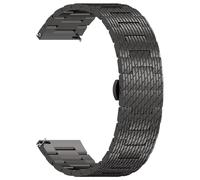 MOIDHSAG Correa de reloj de metal mejorada, cómoda correa de reloj de ajuste, correa de reloj texturizada, agradable a la piel para 20 mm/22 mm