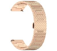 MOIDHSAG Correa de reloj de metal mejorada, cómoda correa de reloj de ajuste, correa de reloj texturizada, agradable a la piel para 20 mm/22 mm