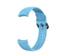 MOIDHSAG Correa de repuesto ajustable de silicona lavable compatible con correa de reloj, pulseras suaves lavables