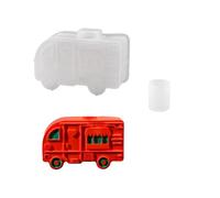 MOIDHSAG Herramienta de moldeo de autobús de silicona resistente, autobús de silicona flexible para manualidades de autobuses de yeso y soportes únicos
