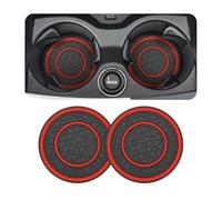 MOIKOTLR 2 Piezas Posavasos Coche,para Mazda 3 6 CX-3 CX-5 CX-9 MX-5 Universales y Desmontables, Impermeables, Antideslizantes y Antiderrames portavasos