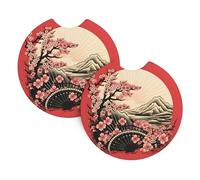 MOIKOTLR 2 Piezas Posavasos Coche,para VW T5 T6 T6.1 Universales y Desmontables, Impermeables, Antideslizantes y Antiderrames portavasos