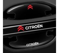 MOIKOTLR 8 Piezas Película Protectora Manija Puerta Coche, para Citroen C4/Citroen Jumpy/Citroen AMI/Citroen C5/Citroen C1 Protector de arañazos para Manilla Puerta Coche,B