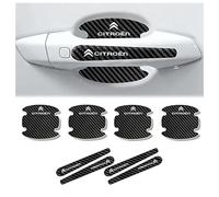 MOIKOTLR 8 Piezas Película Protectora Manija Puerta Coche, para Citroen C4 Picasso 2014-2018/Citroen C4 Picasso 2019-2023 Protector de arañazos para Manilla Puerta Coche,A