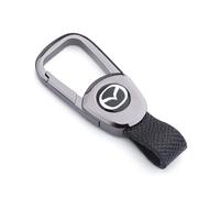 MOIKOTLR Llavero de Coche, para Mazda CX-5 II SUV 2017-2024 Mazda CX-5 SUV 2012-2017 Llavero de Coche Llavero Personalizado Anillos organización de Llaves de Coche Llavero,Black-S