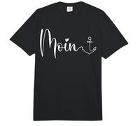 Moin Ancla corazón Placa Friso Oriental Mar del Norte Comfort Colors Adult Heavyweight T-Shirt