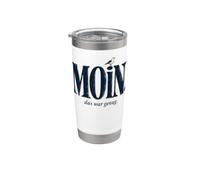 Moin Das War Genug de gaviota del norte de Alemania Vaso térmico de acero inoxidable de doble pared