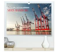 Moin Hamburg - Durch das Jahr an der Elbe (hochwertiger Premium Wandkalender 2026 DIN A2 quer), Kunstdruck in Hochglanz: Maritimes Flair und Elb-Romantik - Hamburg in seinen schönsten Momenten