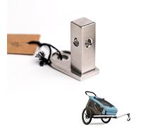 moin minis Adapter für Croozer Fahrradanhänger bis 2015 Achskupplung Plaza Universal Edelstahl Achsadapter