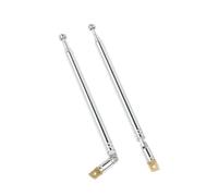 moinkerin 2 Piezas Antena Radio FM 103.5cm Antena FM Reemplazo Antenas de Radio, Antena Telescopica para TV FM Receiver, 7 Secciones
