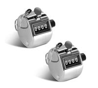 moinkerin 2 Piezas Contador Manual de 4 Dígitos Contadores de Vueltas Contador Personas Digital para Personas Contador Golf Deporte Entrenador Escuela Buda