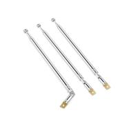 moinkerin 3 Piezas Antena Radio FM 76.5cm Antena FM Reemplazo Antenas de Radio, Antena Telescopica para TV FM Receiver, 7 Secciones