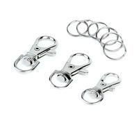 moinkerin 80 Piezas Anillas Llaveros Mosqueton Llavero Pequeños Anillas para Llaveros para Bricolaje, Resina y Joyería