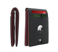 MOIRENTO Carteras negras para padres, negro, rojo, S, Moderno