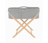 Moises bebé Artesanal Boho - COLOR : Gris claro 2