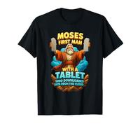 Moisés Primer Hombre con Una Tableta Cristo Biblia Evangelio Datos Nube Camiseta