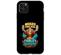 Moisés Primer Hombre con Una Tableta Cristo Biblia Evangelio Datos Nube Carcasa para iPhone 11 Pro MAX