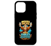 Moisés Primer Hombre con Una Tableta Cristo Biblia Evangelio Datos Nube Carcasa para iPhone 12 Pro MAX