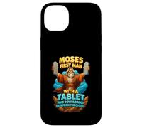 Moisés Primer Hombre con Una Tableta Cristo Biblia Evangelio Datos Nube Carcasa para iPhone 14 Plus