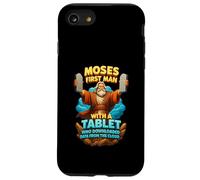 Moisés Primer Hombre con Una Tableta Cristo Biblia Evangelio Datos Nube Carcasa para iPhone SE (2020) / 7/8