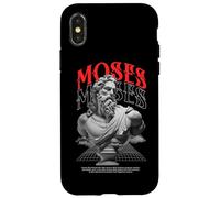 Moisés Religioso Cristiano Moisés Estatua Gráfica Streetwear Carcasa para iPhone X/XS