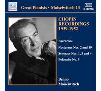 Moisewitsch, Benno - Chopin Recordings /Vol.3