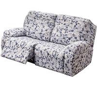 moismk 1/2/3 Plazas Funda para Sillón Reclinable Elástica, 4/6/8 Piezas con Bolsillos Laterales - Antideslizante, Extraíble y Lavable(Color 5,2 People (6 Pieces))